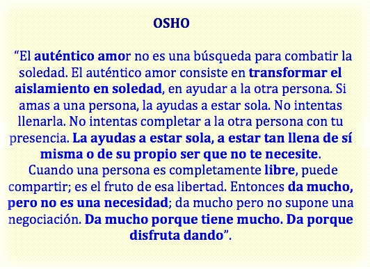 OSHO: Amor auténtico