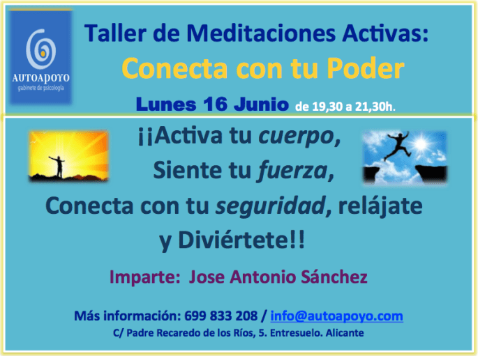 Taller Meditaciones Activas: ¡Conecta con tu Poder!