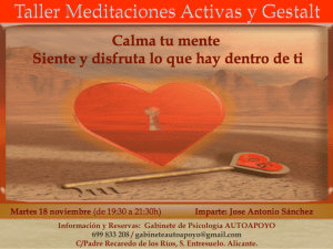 TALLER CALMA TU MENTE