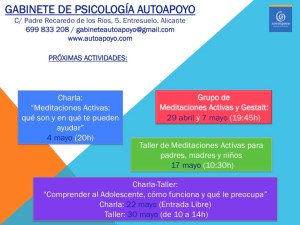 próximas actividades