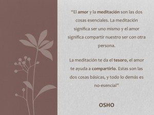 amor y meditacion