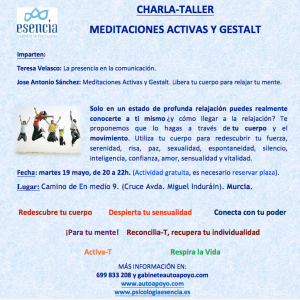 CharlaTaller Esencia