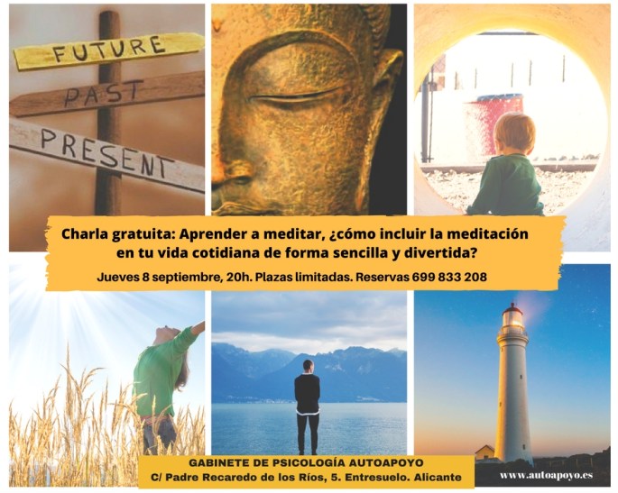 CHARLA APRENDER A MEDITAR 8 SEP 16